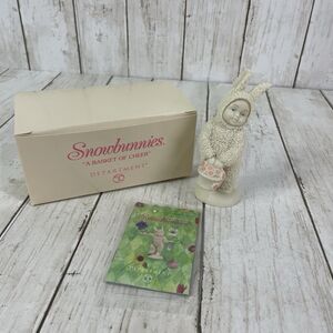 Department 56 Snowbunnies 2000 Basket Of Cheer Easter Spring Easter - New